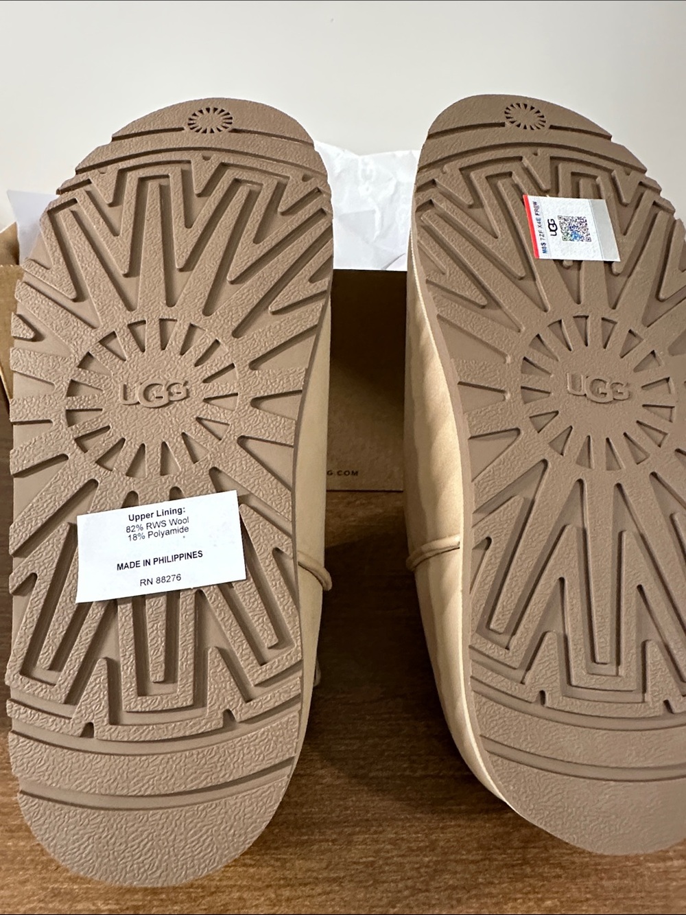 UGG Women’s Slip-On Clog in Sand - Picture 3 of 6